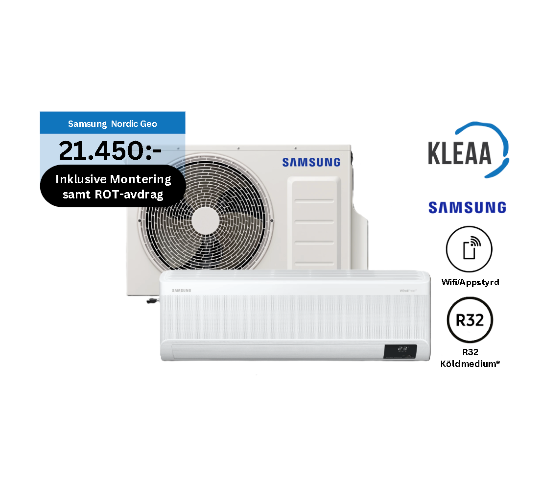 Samsung – Nordic Geo Luftvärmepump