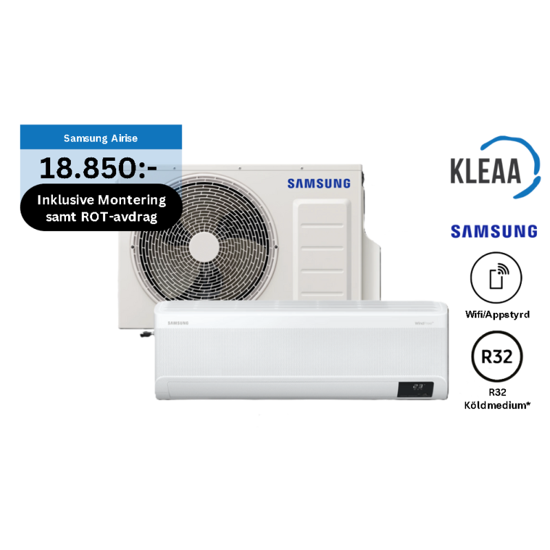 Samsung – Nordic Airise Luftvärmepump
